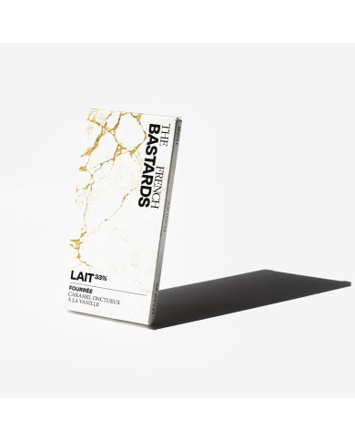 Milk chocolate bar with vanilla caramel filling - 100g