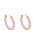 Katt Rose earrings - Pink October Limited Edition