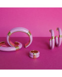 Katt Rose earrings - Pink October Limited Edition