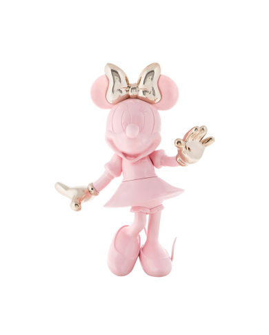 Minnie Welcome Bicolore Rose Pastel Or - 31 cm