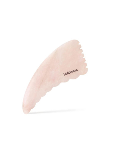 Gua Sha corps en quartz rose