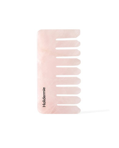 Rose quartz relaxing comb