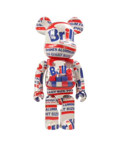 BEARBRICK 1000% BRILLO A WARHO