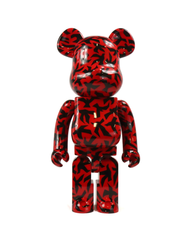 MEDICOM BEARBRICK 1000% ALFRED HITCHCOCK THE BIRDS Black/Red