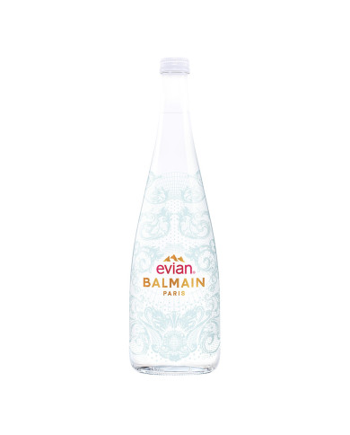 EVIAN BALMAIN 75CL VERRE