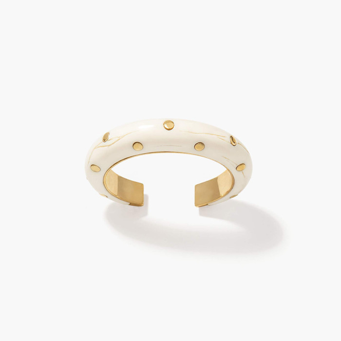 Bracelet Jonc Moon Clous Ivoire Bracelet Jonc Moon Clous Ivoire