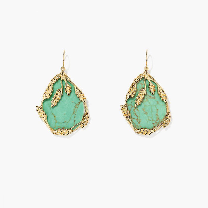 Boucles d'oreilles françois turquoise Boucles d'oreilles françois turquoise
