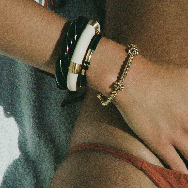 AH18 BRACELET POSITANO NOIR AH18 BRACELET POSITANO NOIR