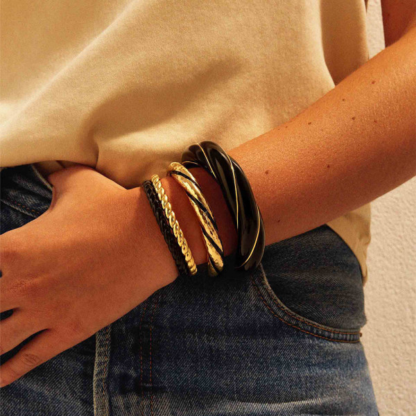 AH21 BRACELET DIANA NOIR XL AH21 BRACELET DIANA NOIR XL