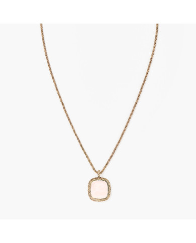 Miki Rose Quartz Necklace