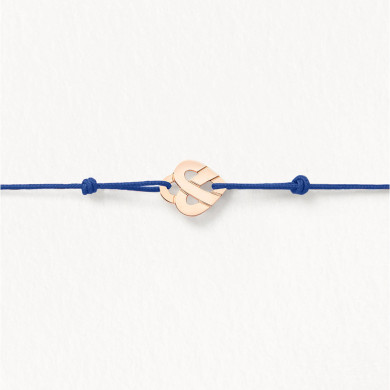 Bracelet coeur entrelacé - Or rose Bracelet coeur entrelacé - Or rose