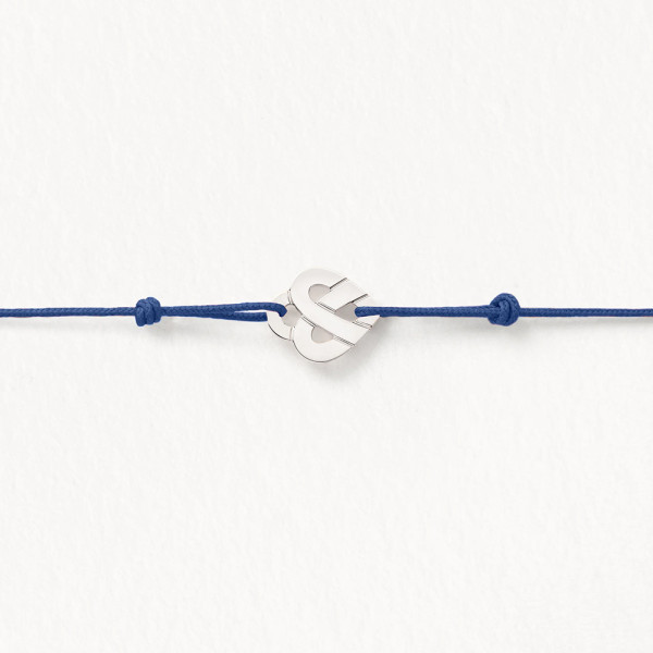 Bracelet coeur entrelacé - Or blanc Bracelet coeur entrelacé - Or blanc