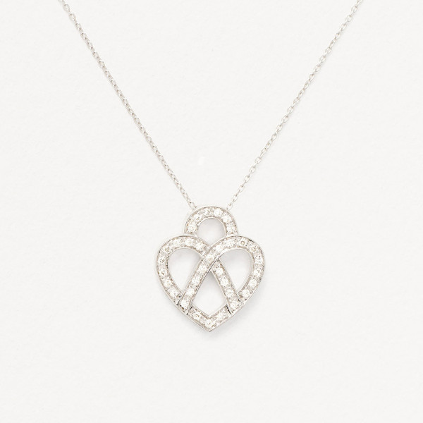 Collier coeur entrelacé Collier coeur entrelacé
