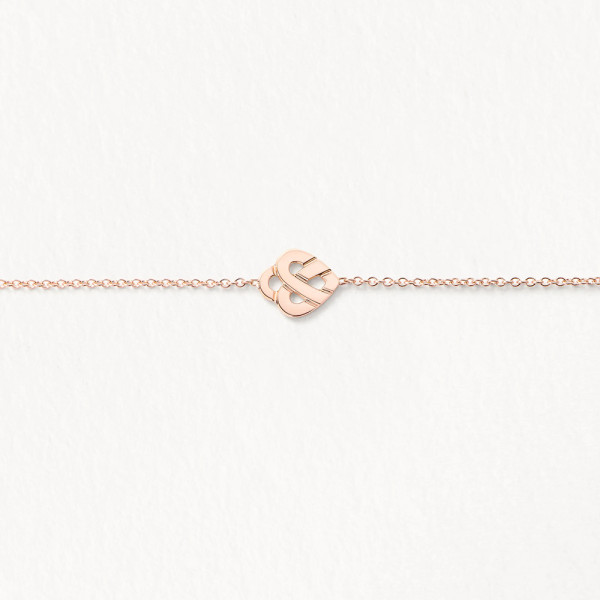 Bracelet coeur entrelacé - Or rose Bracelet coeur entrelacé - Or rose