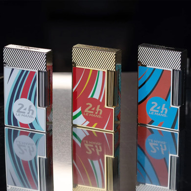 Briquet ligne 2 Le Mans Bleu Palladium Briquet ligne 2 Le Mans Bleu Palladium