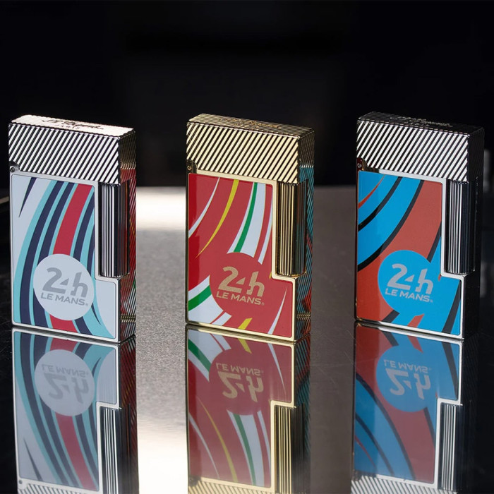 Briquet ligne 2 Le Mans Bleu Palladium Briquet ligne 2 Le Mans Bleu Palladium