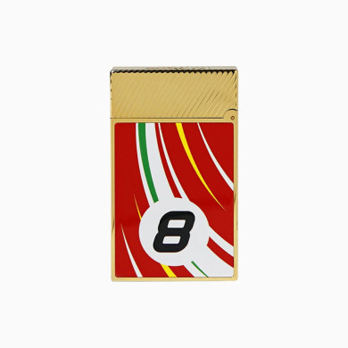 Briquet ligne 2 Le Mans Rouge Palladium Briquet ligne 2 Le Mans Rouge Palladium