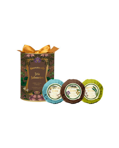 Coffret trio de savons Couro Coffret trio de savons Couro