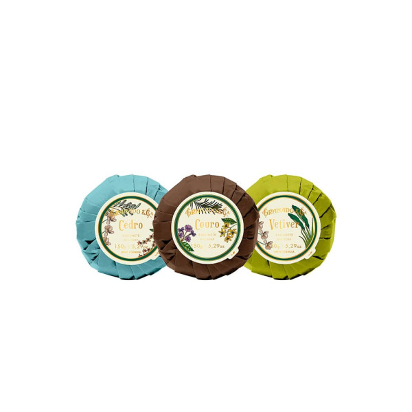Coffret trio de savons Couro Coffret trio de savons Couro