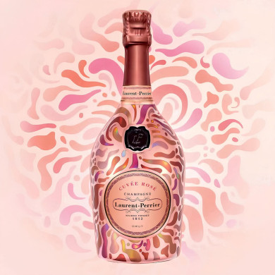 Laurent-Perrier : Cuvée Rosé Robe Pétales