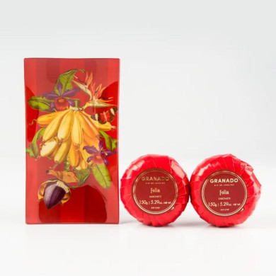 Plateau en Verre + Kit 2 Savons Folia