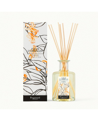 Diffuseur fleur d'oranger - 10 bâtonnets