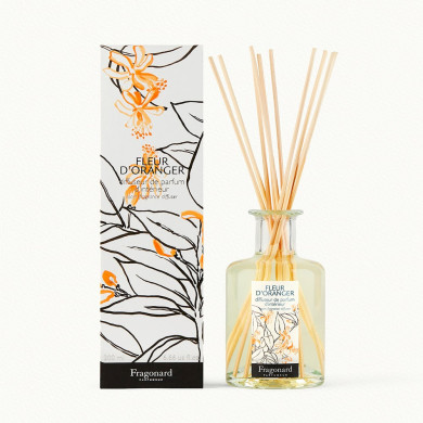 Diffuseur fleur d'oranger - 10 bâtonnets