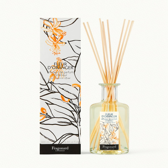 Diffuseur fleur d'oranger - 10 bâtonnets
