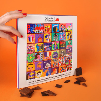 Coffret 36 carrés France - Le Chocolat des Français
