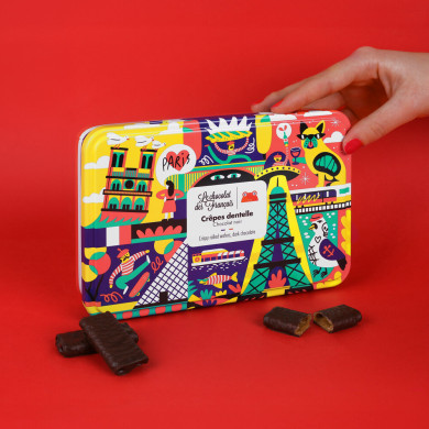 Coffret Crêpes Dentelles chocolat noir 90g - Le Chocolat des Français