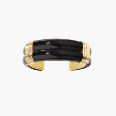 Bracelet Katt noir grand modèle Bracelet Katt noir grand modèle