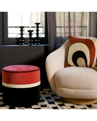 Bougeoir Slave Noir - H20 cm - Céramique