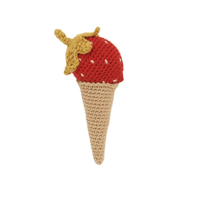 Strawberry Ice Cream Rattle