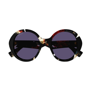 Lunettes de soleil Gucci - Shiny Black and Glitter Havana - GG1628S001 Lunettes de soleil Gucci - Shiny Black and Glitter Havana - GG1628S001