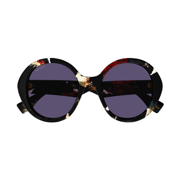 Lunettes de soleil Gucci - Shiny Black and Glitter Havana - GG1628S001 Lunettes de soleil Gucci - Shiny Black and Glitter Havana - GG1628S001