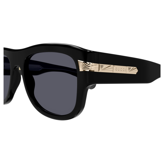 Lunettes de soleil Gucci - Shiny Solid Black - GG1517S001