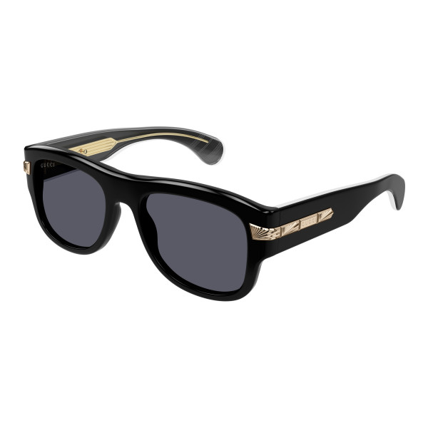 Lunettes de soleil Gucci - Shiny Solid Black - GG1517S001 Lunettes de soleil Gucci - Shiny Solid Black - GG1517S001