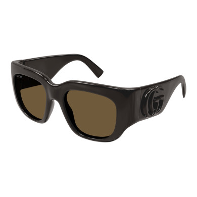 Lunettes de soleil Gucci - Shiny Solid Brown - GG1545S002 Lunettes de soleil Gucci - Shiny Solid Brown - GG1545S002