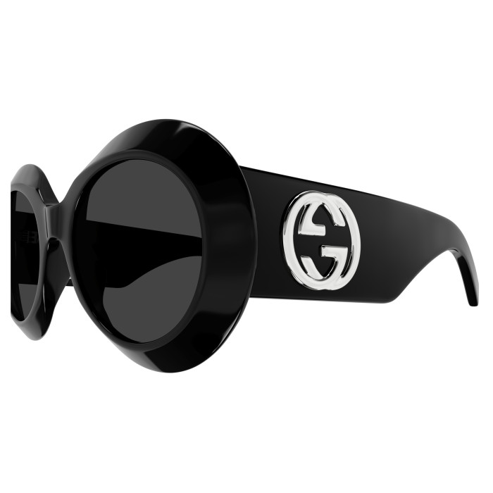 Lunettes de soleil Gucci - Shiny Solid Black - GG1647S007