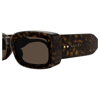 Lunettes de soleil Gucci - Shiny Dark Havana - GG1528S002 Lunettes de soleil Gucci - Shiny Dark Havana - GG1528S002