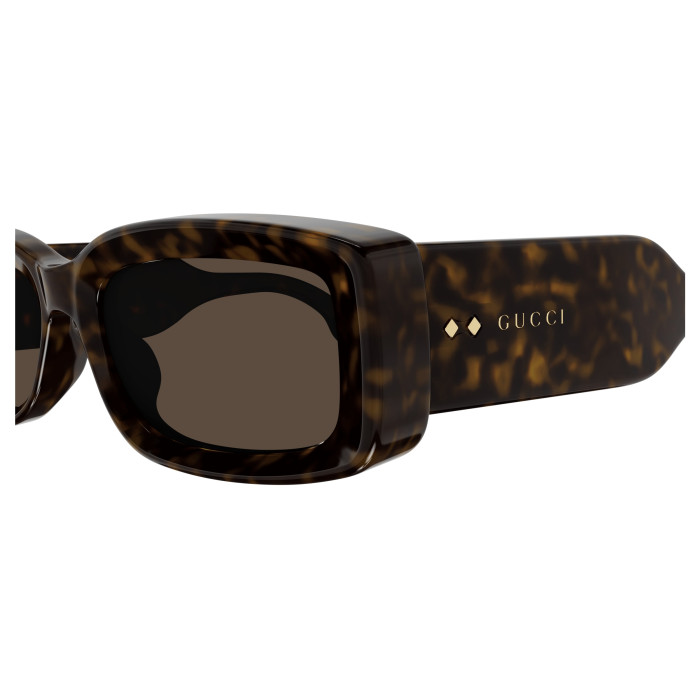 Lunettes de soleil Gucci - Shiny Dark Havana - GG1528S002