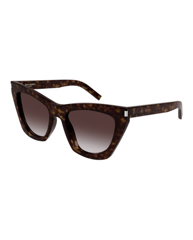Lunettes de soleil Yves Saint Laurent - Shiny Dark Havana - SL214KATE031