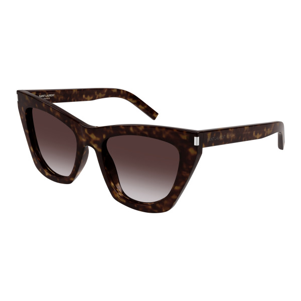 Lunettes de soleil Yves Saint Laurent - Shiny Dark Havana - SL214KATE031 Lunettes de soleil Yves Saint Laurent - Shiny Dark Havana - SL214KATE031