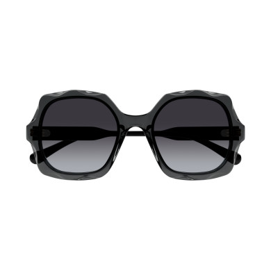 Lunettes de soleil Chloé - Shiny Transparent Dark Grey - CH0226S001 Lunettes de soleil Chloé - Shiny Transparent Dark Grey - CH0226S001