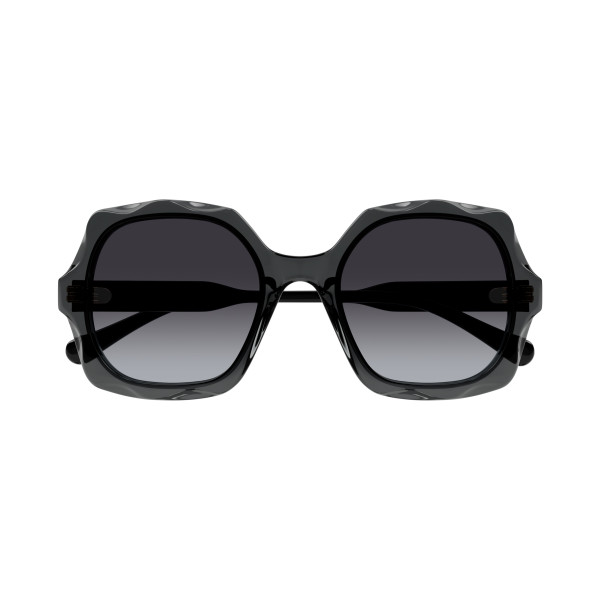 Lunettes de soleil Chloé - Shiny Transparent Dark Grey - CH0226S001 Lunettes de soleil Chloé - Shiny Transparent Dark Grey - CH0226S001