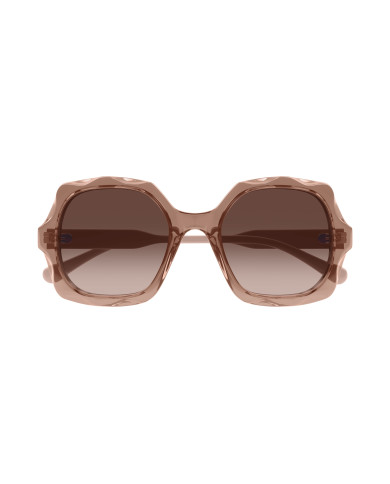 Lunettes de soleil Chloé - Shiny Transparent Dark Mauve - CH0226S003