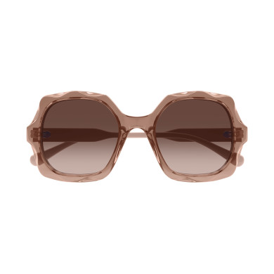 Lunettes de soleil Chloé - Shiny Transparent Dark Mauve - CH0226S003 Lunettes de soleil Chloé - Shiny Transparent Dark Mauve - CH0226S003
