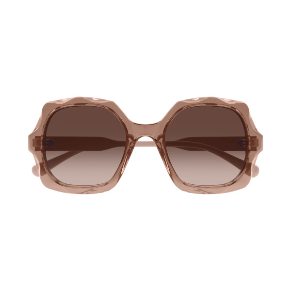 Lunettes de soleil Chloé - Shiny Transparent Dark Mauve - CH0226S003 Lunettes de soleil Chloé - Shiny Transparent Dark Mauve - CH0226S003