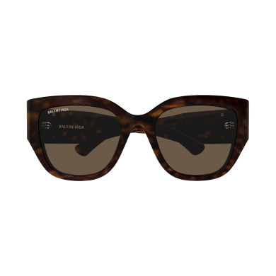 Lunettes de soleil Balenciaga - Shiny Dark Havana - BB0323SK003 Lunettes de soleil Balenciaga - Shiny Dark Havana - BB0323SK003