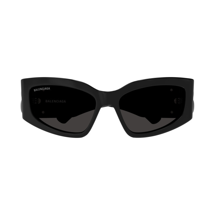 Lunettes de soleil Balenciaga - Shiny Solid Black - BB0321S001